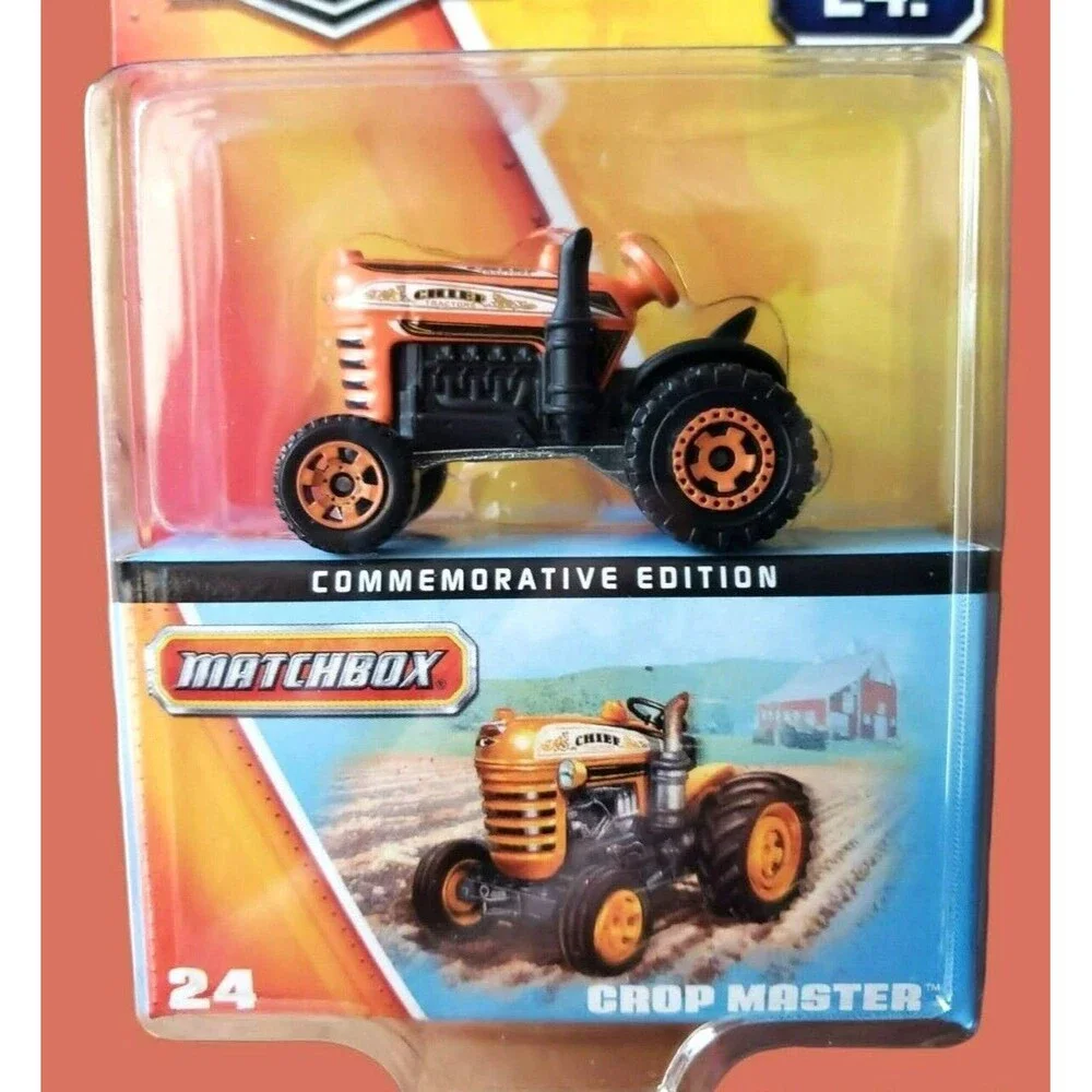 2013 Matchbox 60Th. Anniversary CROP MASTER Diecast Tractor Orange #24/24 #Y5345